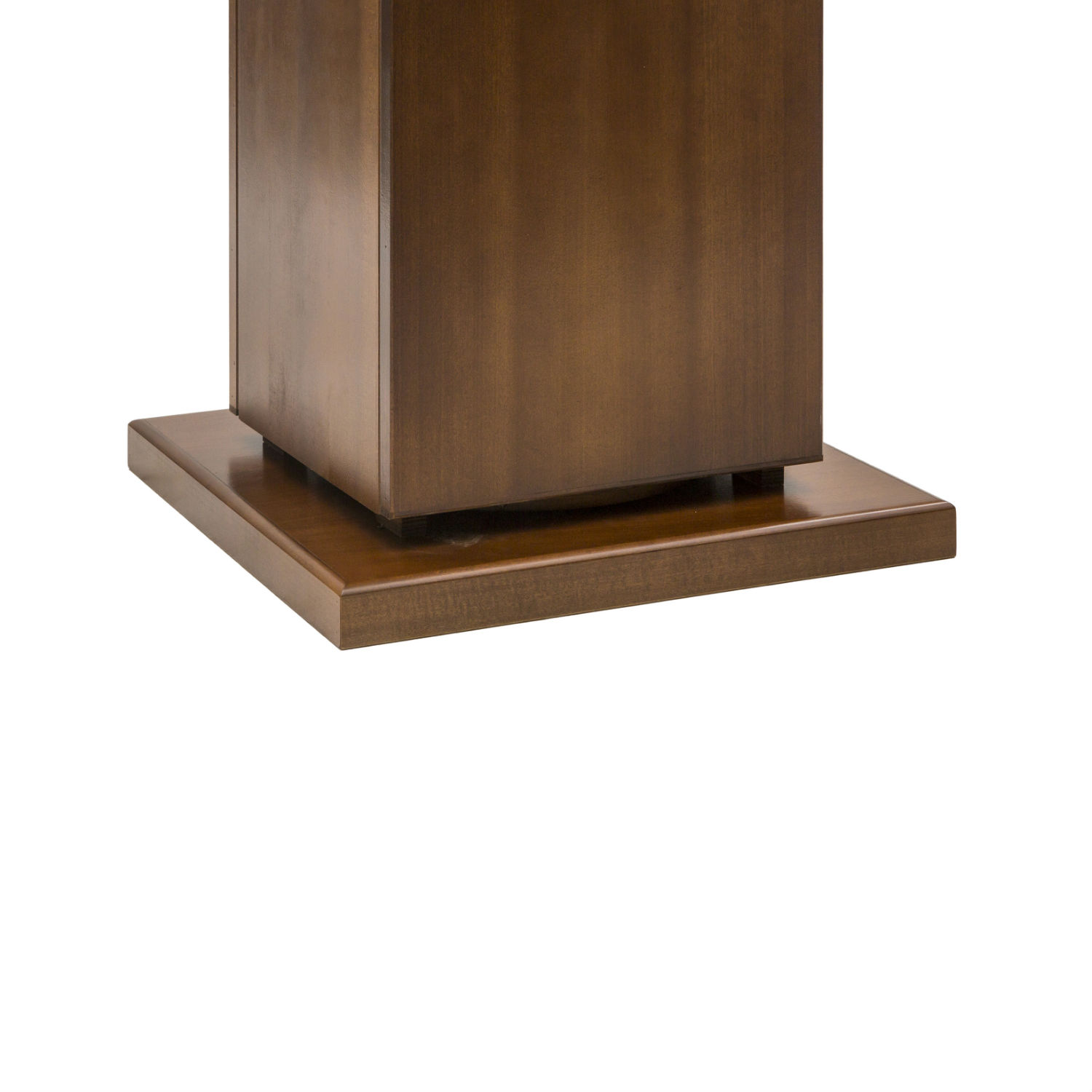 Mobile moderno a colonna girevole in legno colore noce con 2 ante ...
