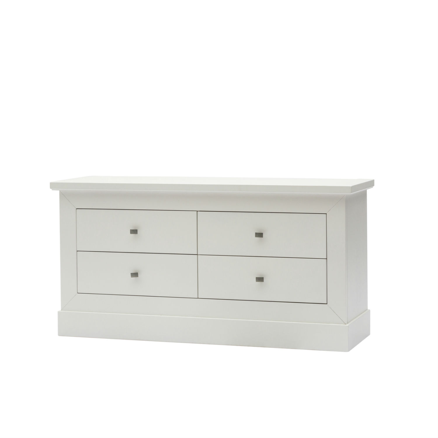 Mobile Moderno Porta Tv  In Legno Laccato Bianco Con 4 Cassetti (disponibile anche in altri colori)