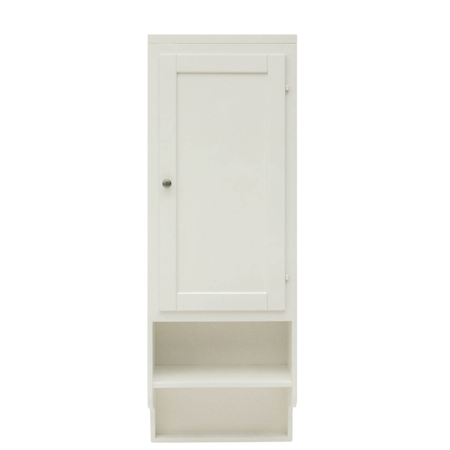 Pensile Shabby Chic In Legno Laccato Bianco Con Anta Destra (disponibile anche in altri colori)