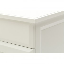 Credenza 2 Porte 2 Cassetti Laccato Bianco