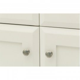 Credenza 2 Porte 2 Cassetti Laccato Bianco