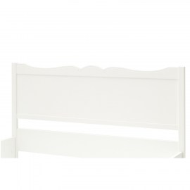 Letto Matrimoniale 2 Piazze Laccato Bianco