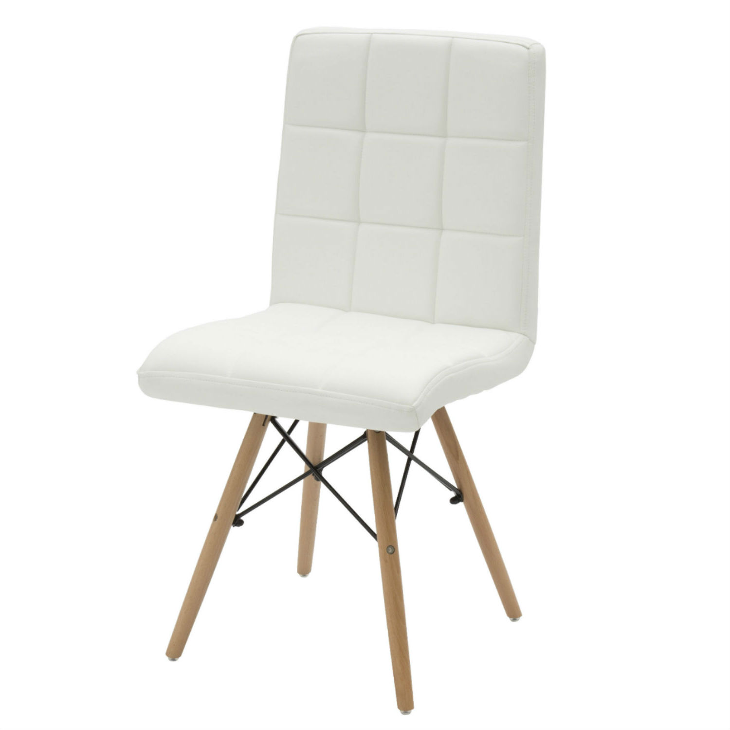 Sedia Moderna da Ufficio in Ecopelle Bianca 2 Pezzi (disponibile ... Sedia Moderna da Ufficio in Ecopelle Bianca 2 Pezzi (disponibile ...